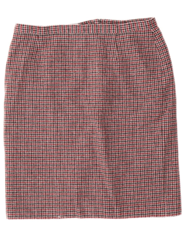 Eastex Pencil Nederdel til kvinder UK 20 2XL W34 Flerfarvet Houndstooth Uld