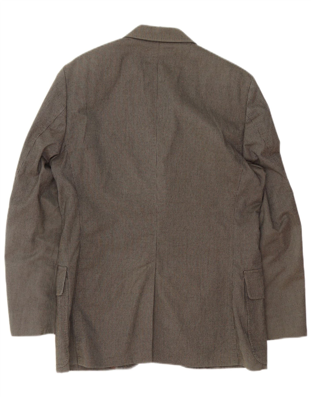 Massimo Dutti Herre 3-knaps blazerjakke EU 48 Medium Brun Bomuld