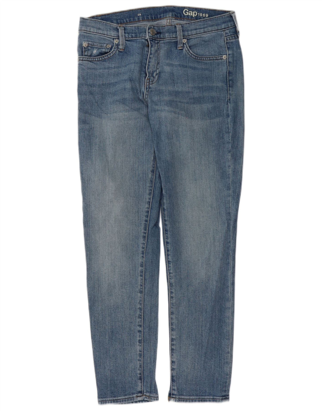 Gap Dame Skinny Jeans W28 L28 Blå Bomuld