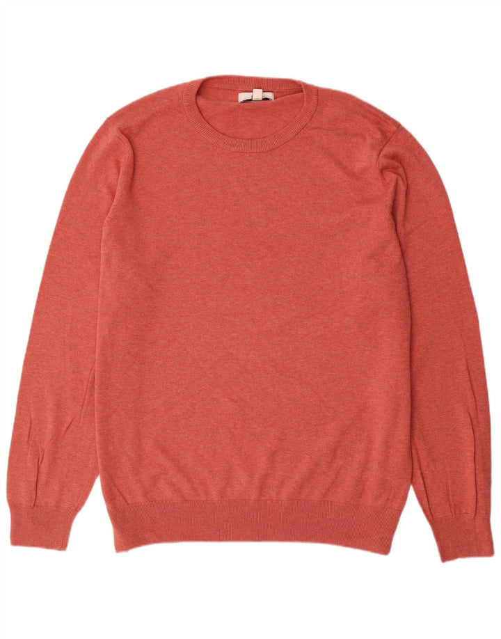 Marks & Spencer Herre sweater med rund hals 3XL rød bomuld