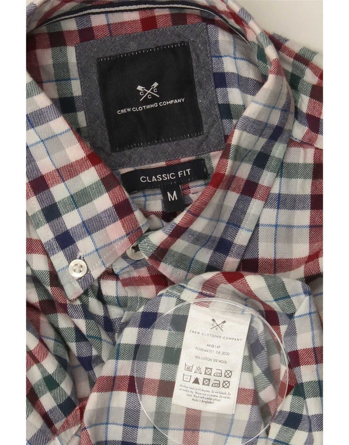 Besætningstøj Herre Classic Fit Flanellskjorte Medium Flerfarvet Gingham