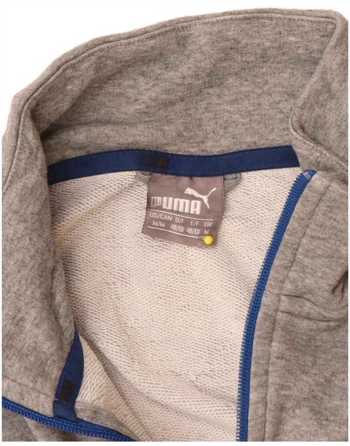 Puma Herre grafisk træningsdragt Topjakke Medium Grey Flecked Bomuld