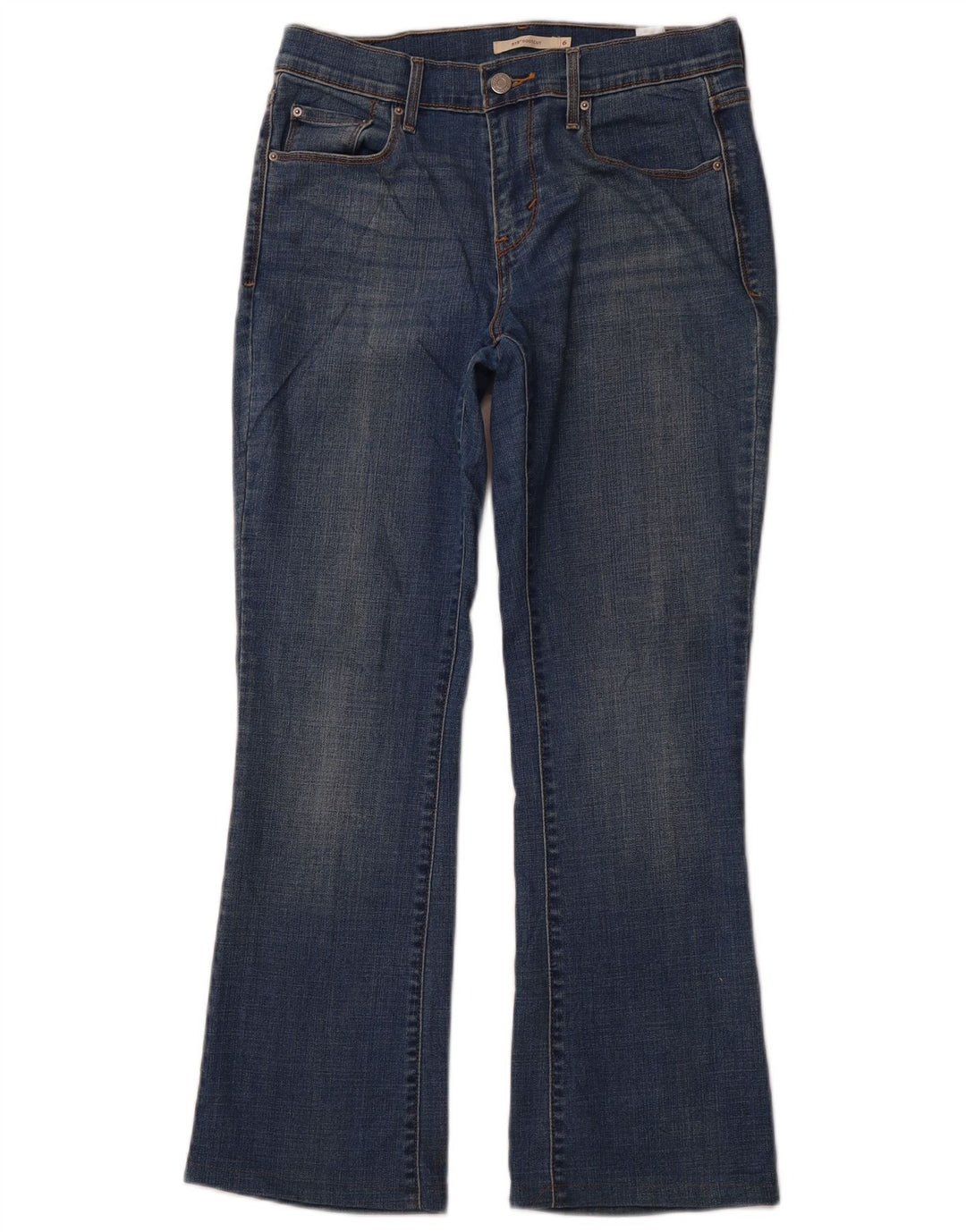LEVI'S Dame 515 Bootcut Jeans US 6 Medium W32 L28 Blå Bomuld
