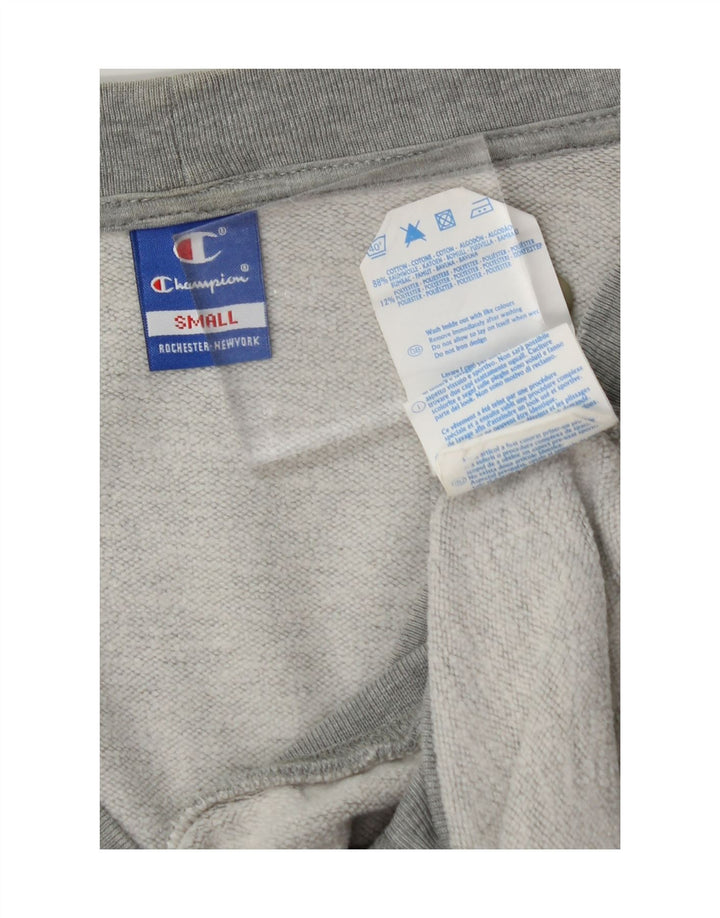 CHAMPION Womens Oversized Cardigan Sweater UK 10 Small Grey Cotton Vintage Champion and Second-Hand Champion from Messina Hembry 