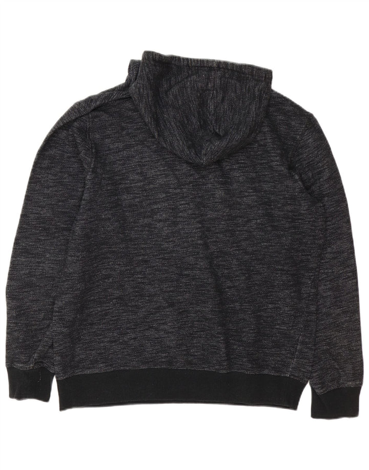 JACK & JONES Grafisk hættetrøje til mænd Large Grå Flecked Polyester