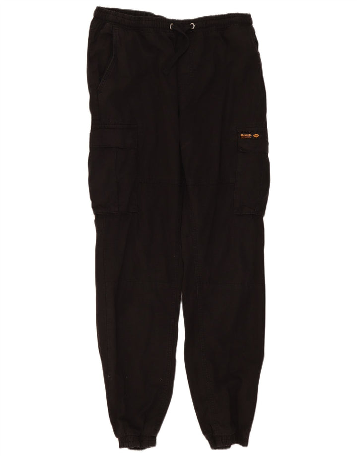 Bænk Herre Joggers Cargo Bukser Large W34 L30 Sort