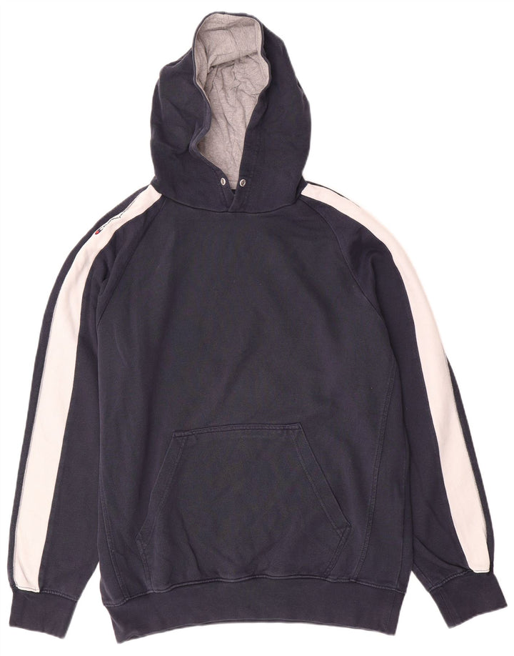 Champion Herre hættetrøje Jumper Large Navy Blue Colourblock