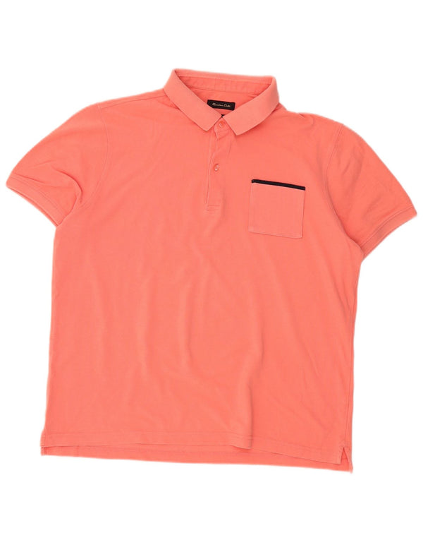 MASSIMO DUTTI Herre Slim Fit Polo Shirt XL Orange