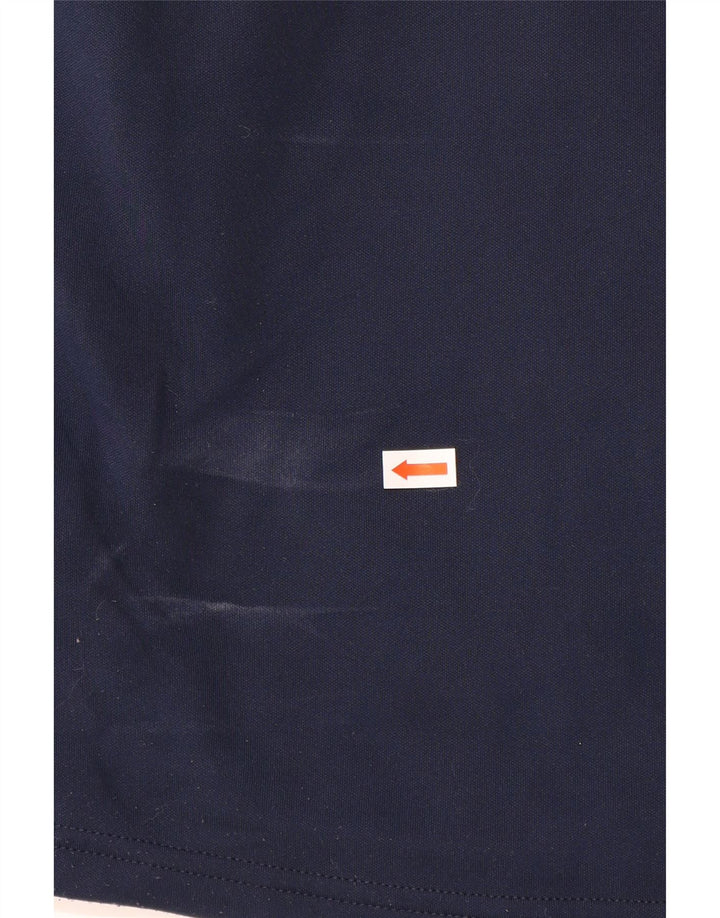 NIKE Dri Fit sweatshirt med lynlås til mænd Medium marineblå farveblok