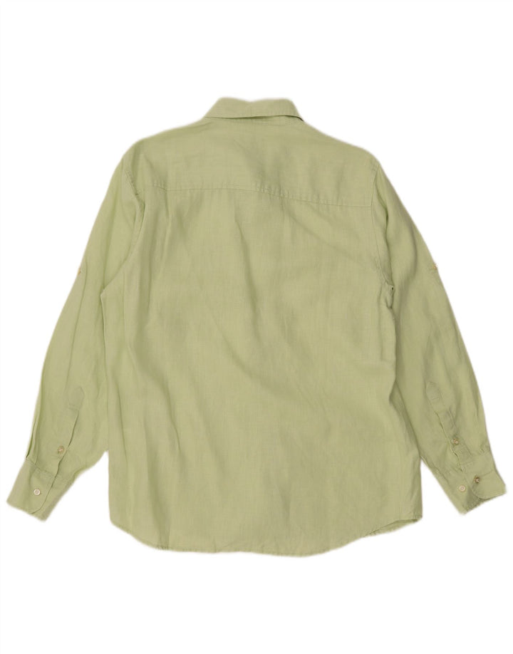 GIAN MARCO VENTURI Herreskjorte Medium Green Linned