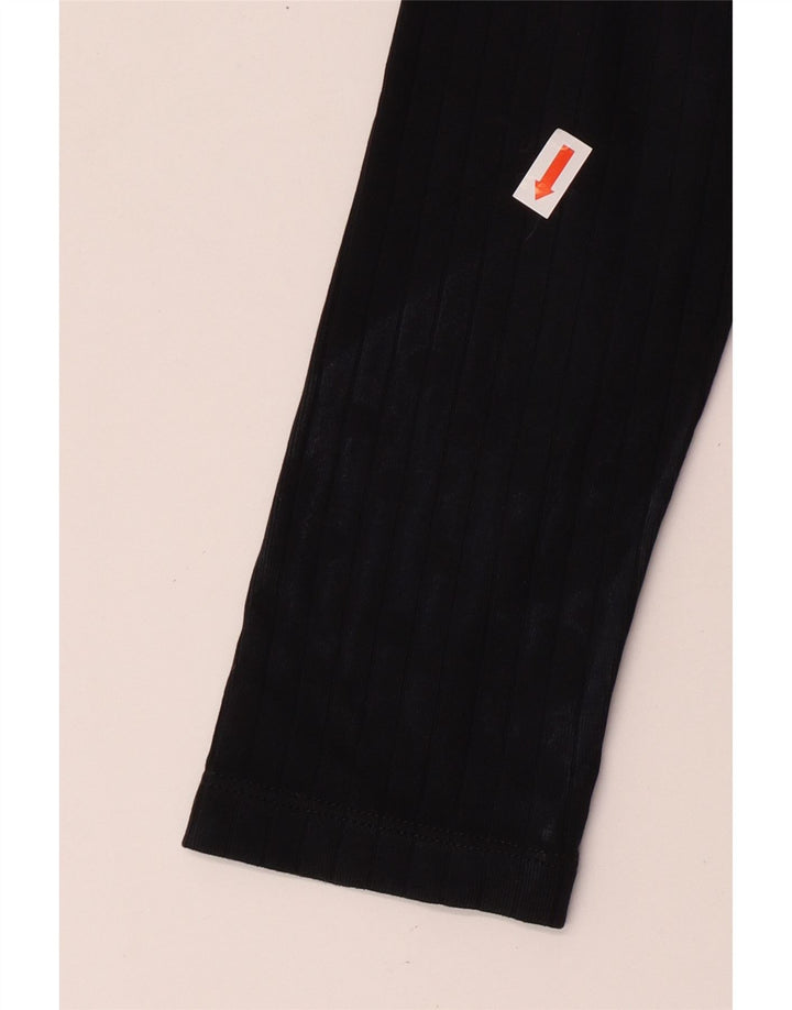 CALVIN KLEIN JEANS Dame Top Langærmet UK 12 Medium Navy Blue Polyamid