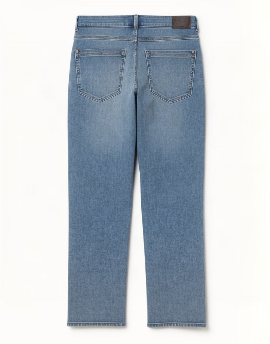 Marks & Spencer Dame Magic Crop Straight Jeans UK 12 Medium W30 L26 Blue