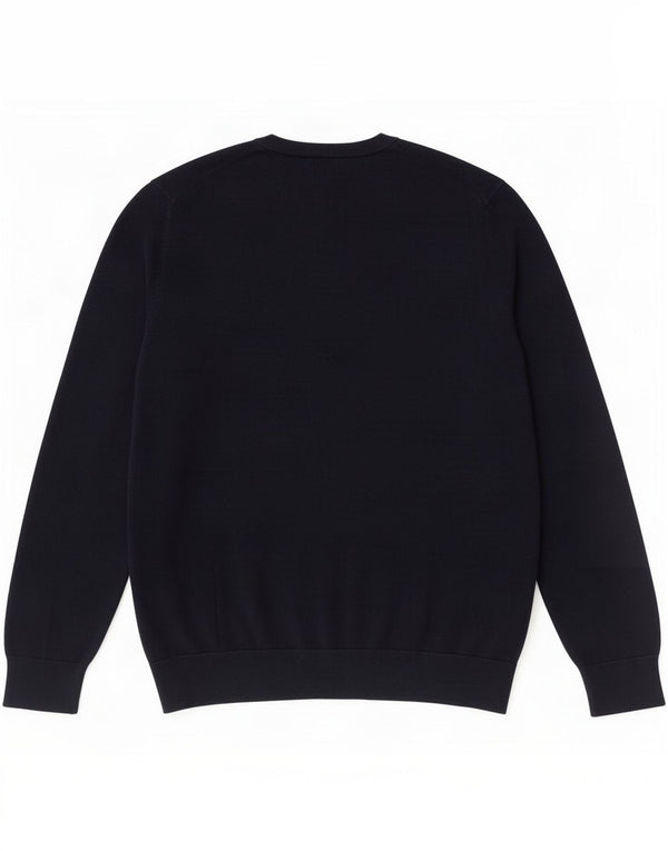 Marks & Spencer Herre sweater med rund hals 2XL marineblå bomuld