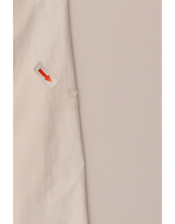 Nike dame træningsdragt med hætte topjakke UK 6 XS Hvid Colourblock Polyester