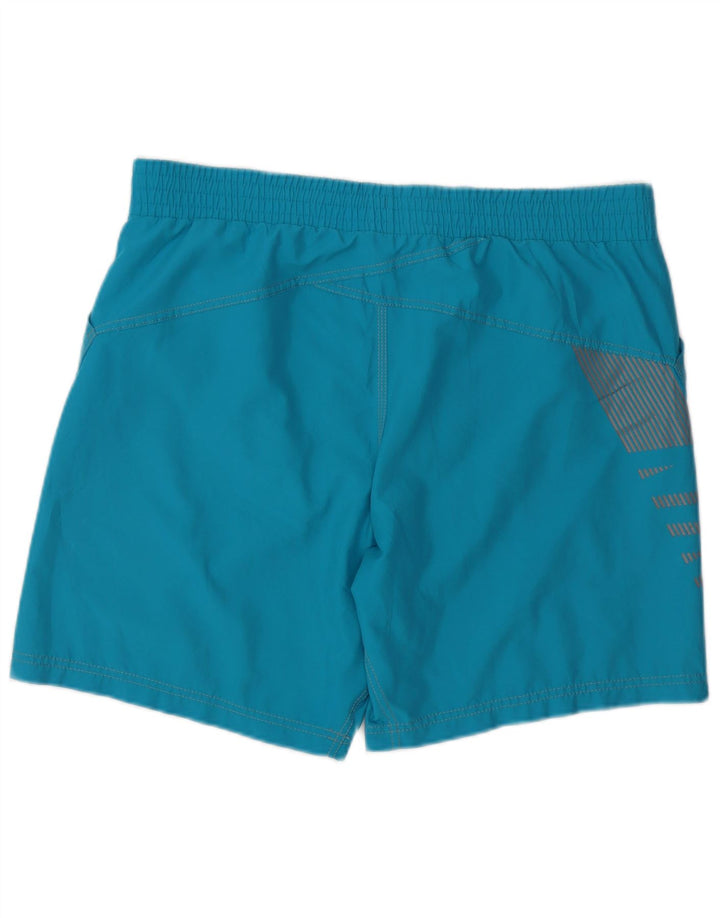 Nike grafiske sportsshorts til mænd, store blå polyester