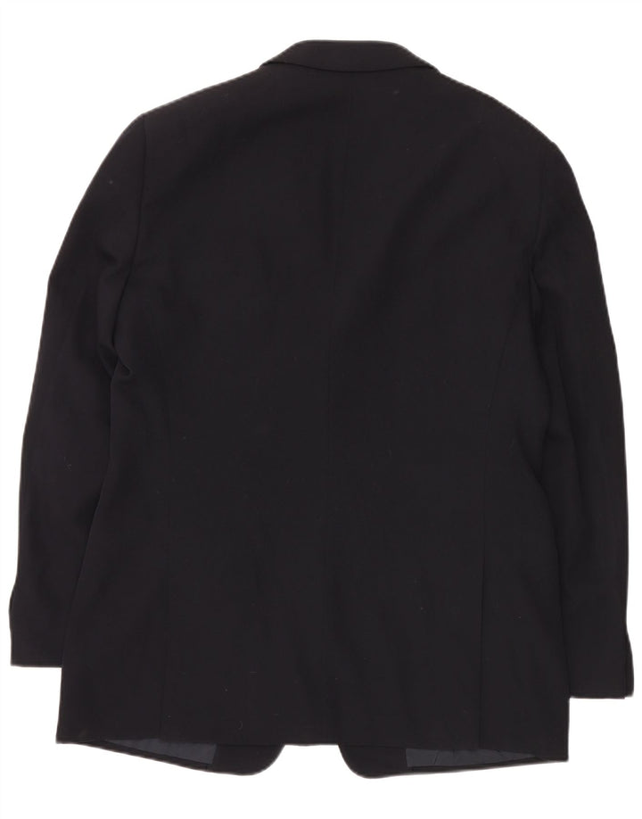Armani Collezioni Herre 3-knaps blazerjakke IT 52 XL Marineblå viskose
