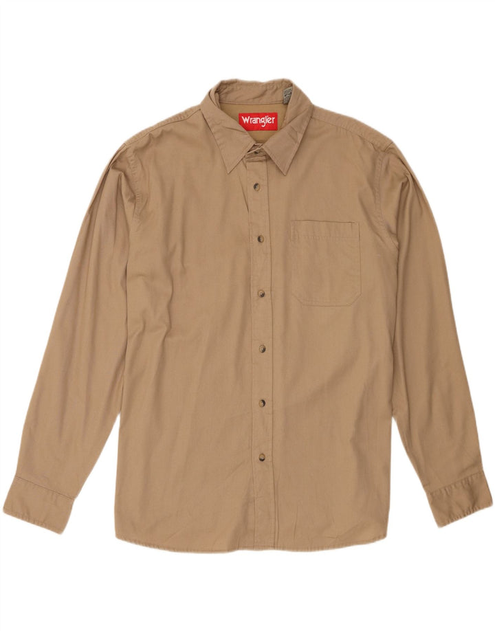 Wrangler herreskjorte XL beige bomuld