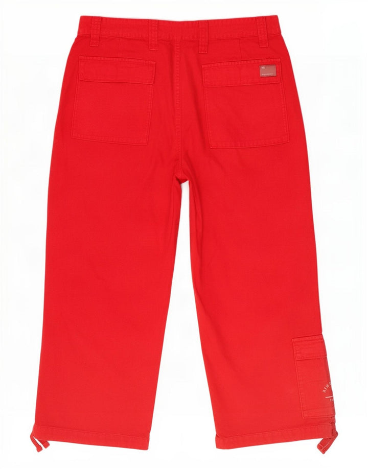 Murphy & Nye Dame Capri Cargo Bukser W33 L22 Rød Bomuld