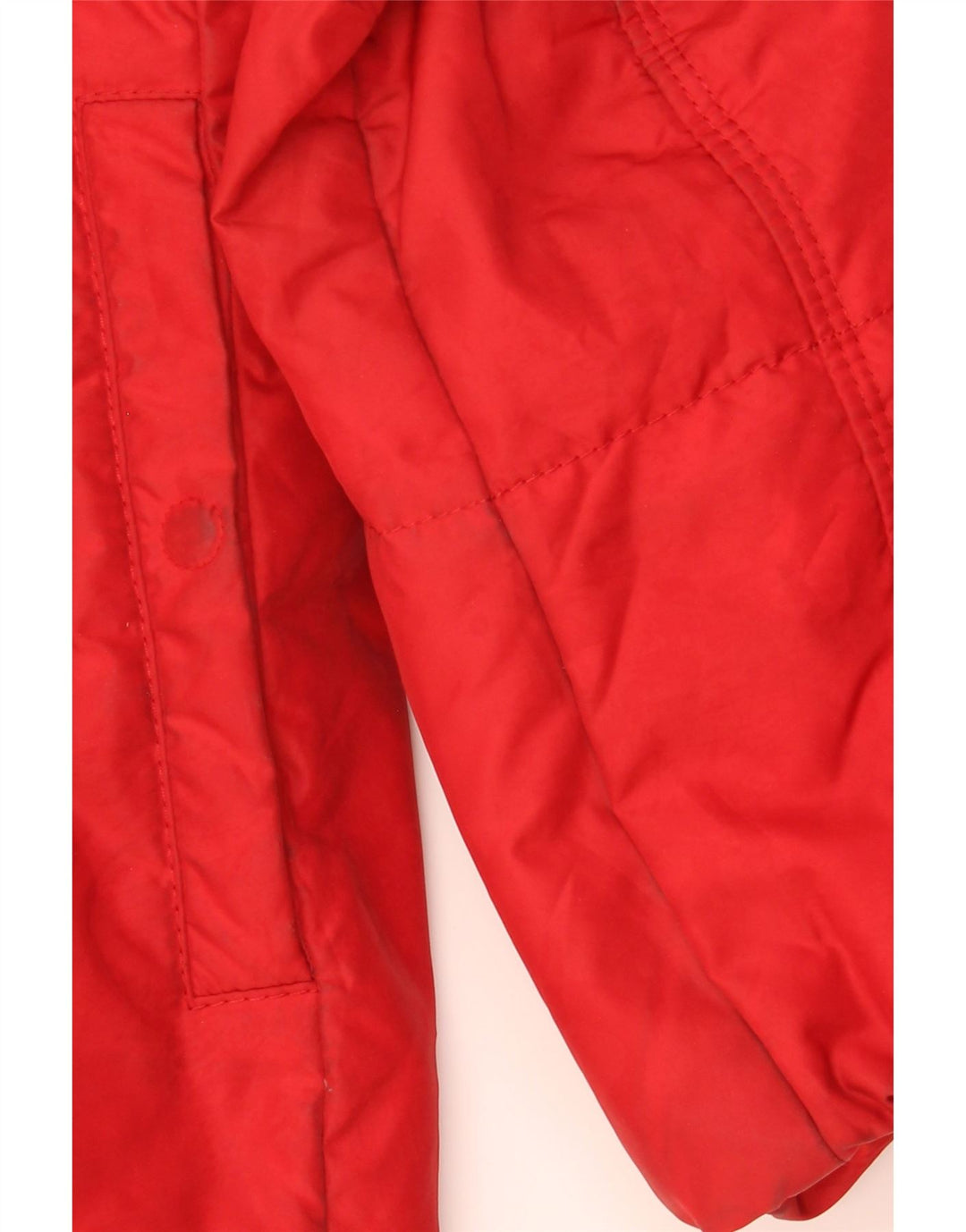Armani Collezioni Dame Polstret Jakke IT 44 Medium Rød
