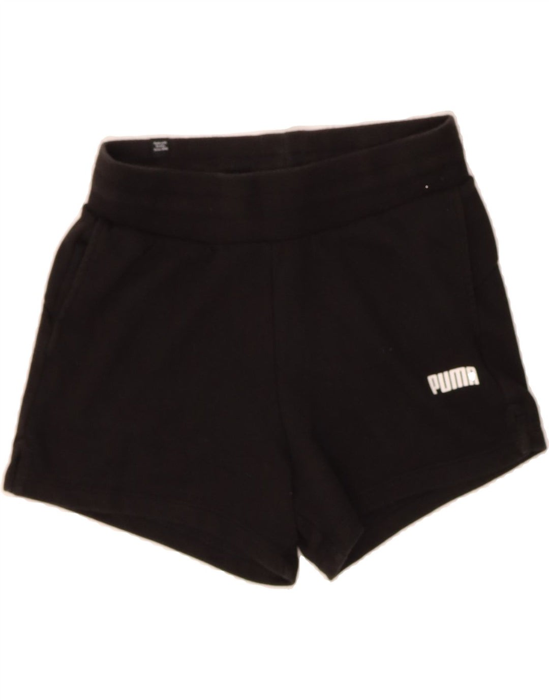 PUMA Womens Sport Shorts UK 10 Small Black Vintage Puma and Second-Hand Puma from Messina Hembry 