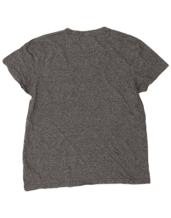 Jack Wills Herre Slim Fit T-shirt Top Medium Grey Flecked Bomuld