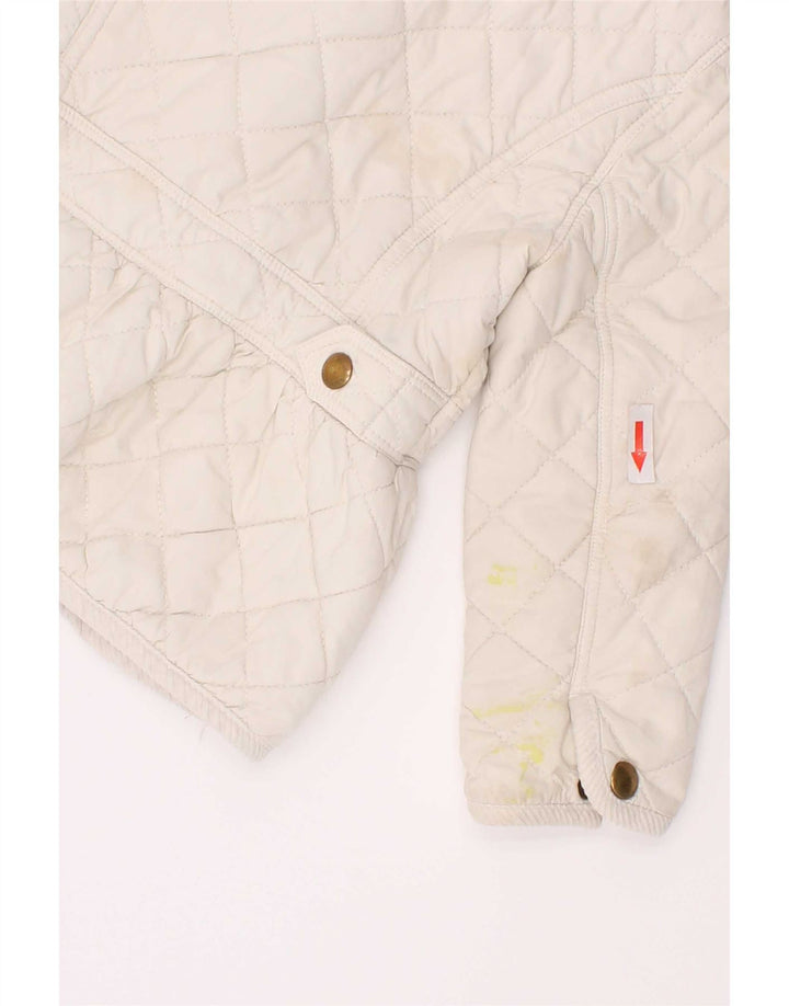 Ralph Lauren Babypiger Quiltet jakke 18-24 måneder Hvid Polyester