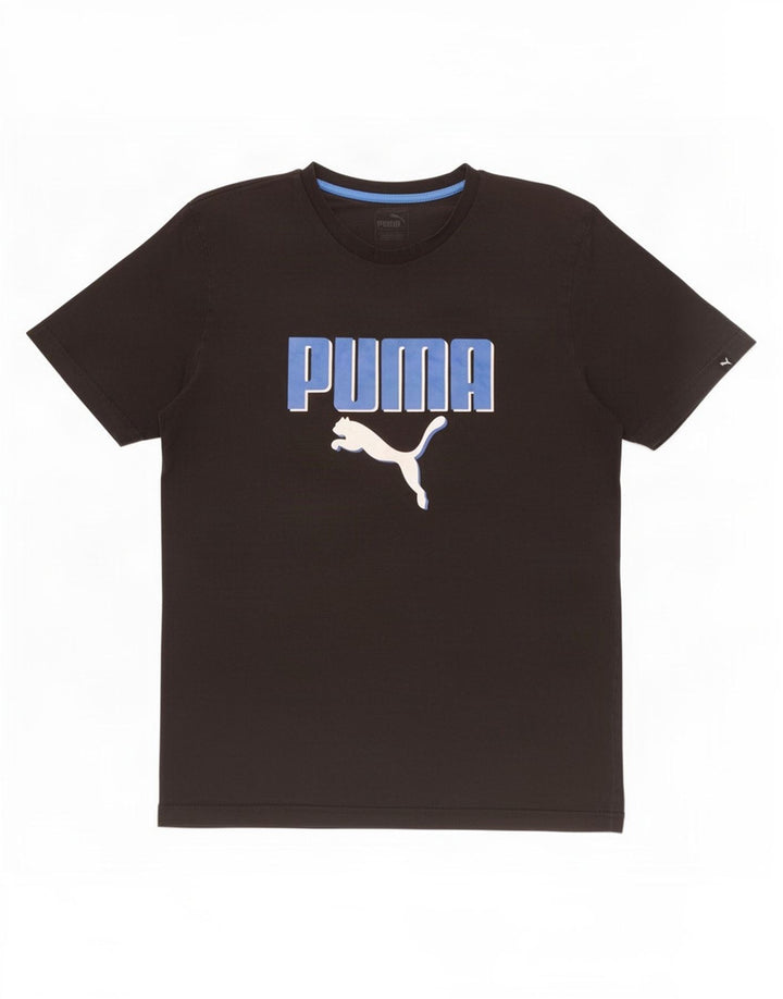 Puma Herre Grafisk T-Shirt Top Stor Sort