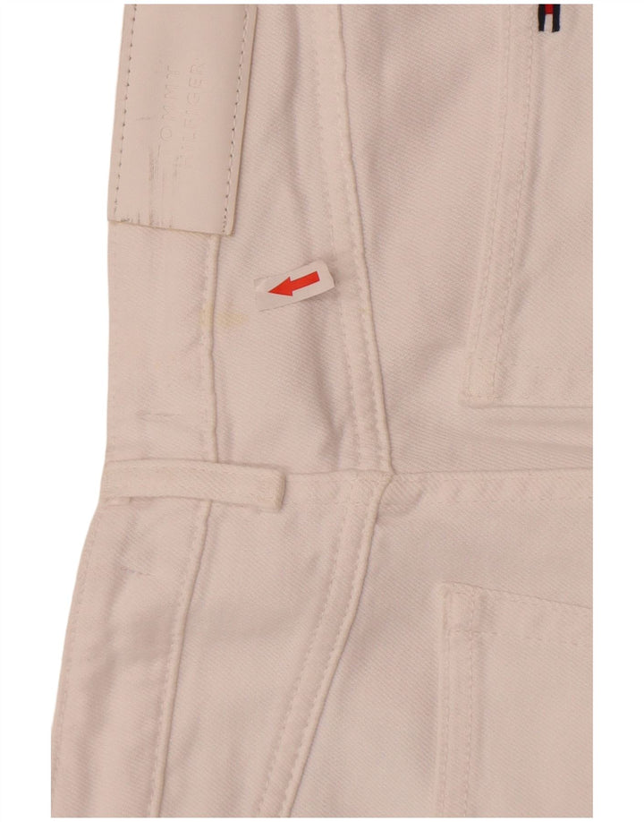 Tommy Hilfiger Lige Jeans til kvinder W27 L30 Hvid Bomuld