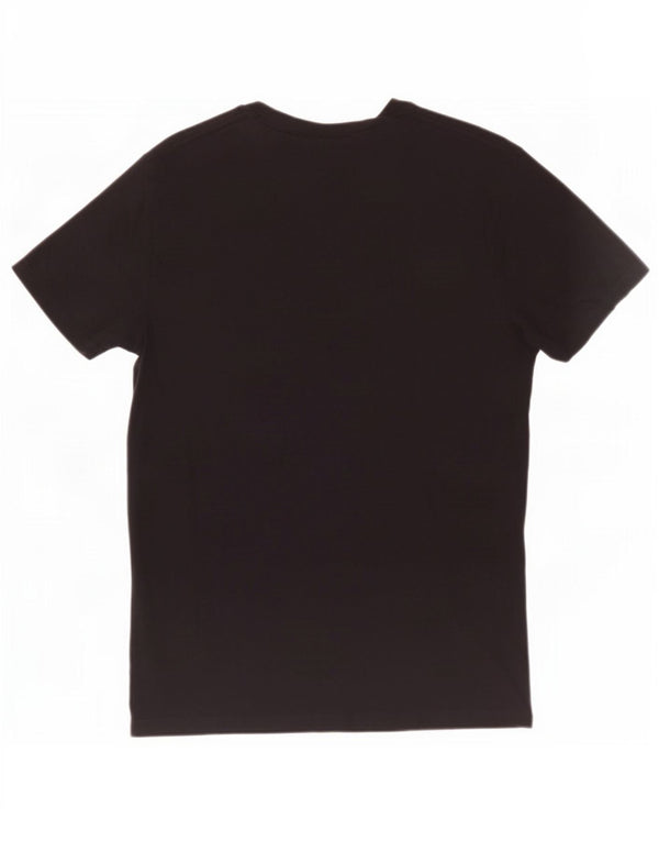Champion herre T-shirt top lille sort bomuld