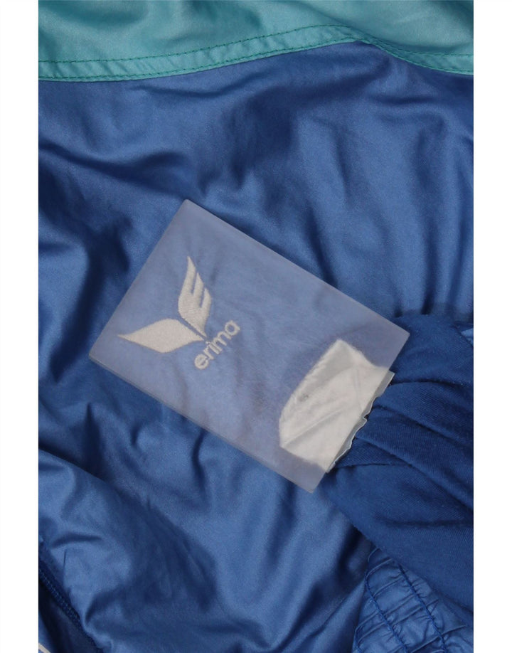 Erima Herre Grafisk Loose Fit træningsdragt Topjakke Medium Blue Colourblock