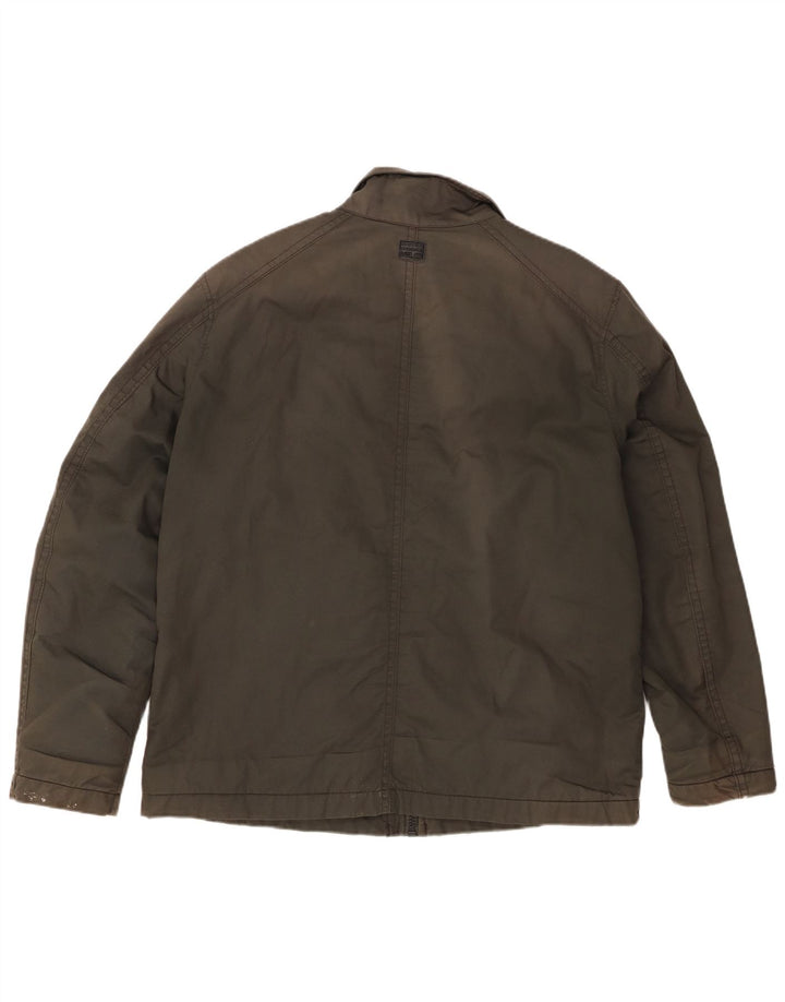 G-Star Herre Graphic Utility Jacket UK 42 XL Khaki Cotton