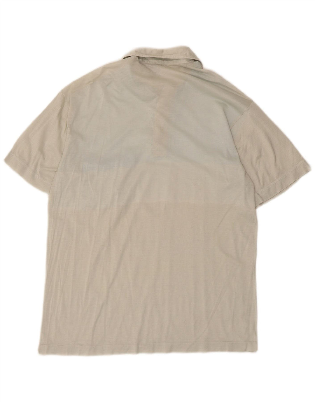 Vintage herre poloshirt Lille beige Colourblock Bomuld