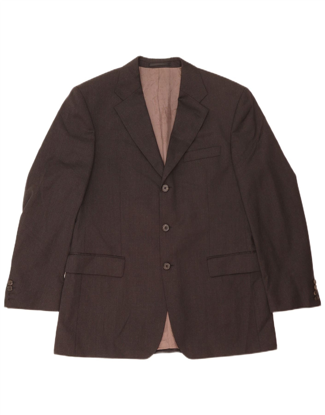 Hugo Boss Herre 3-knaps blazerjakke IT 50 Stor Sort Uld