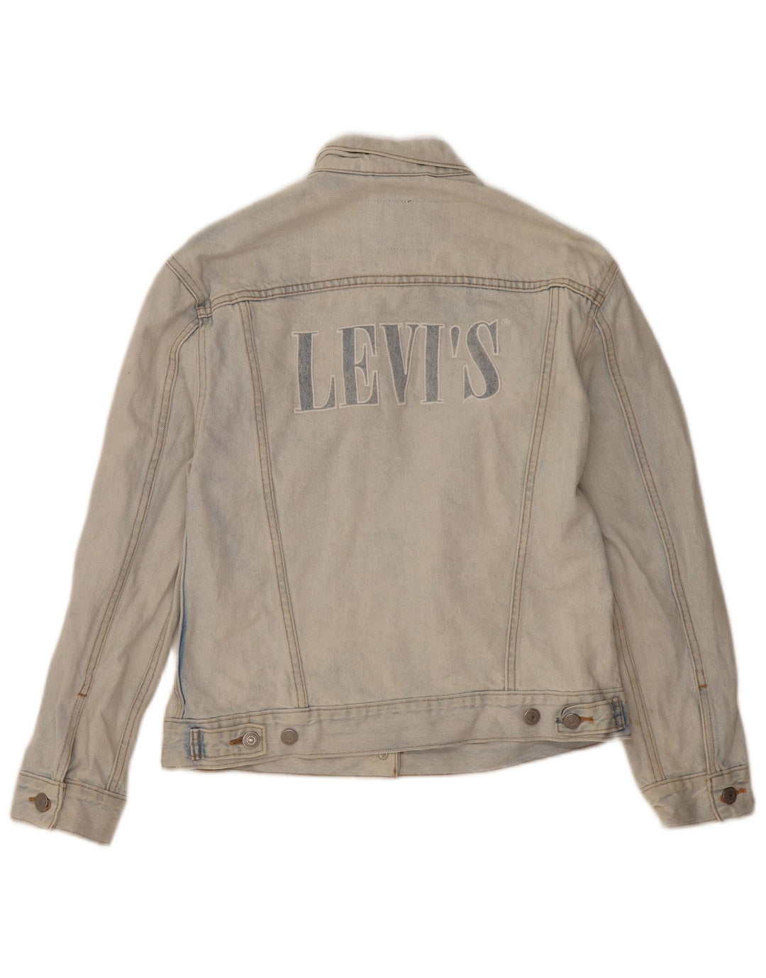 LEVI'S Womens Denim Jacket UK 10 Small Blue Cotton