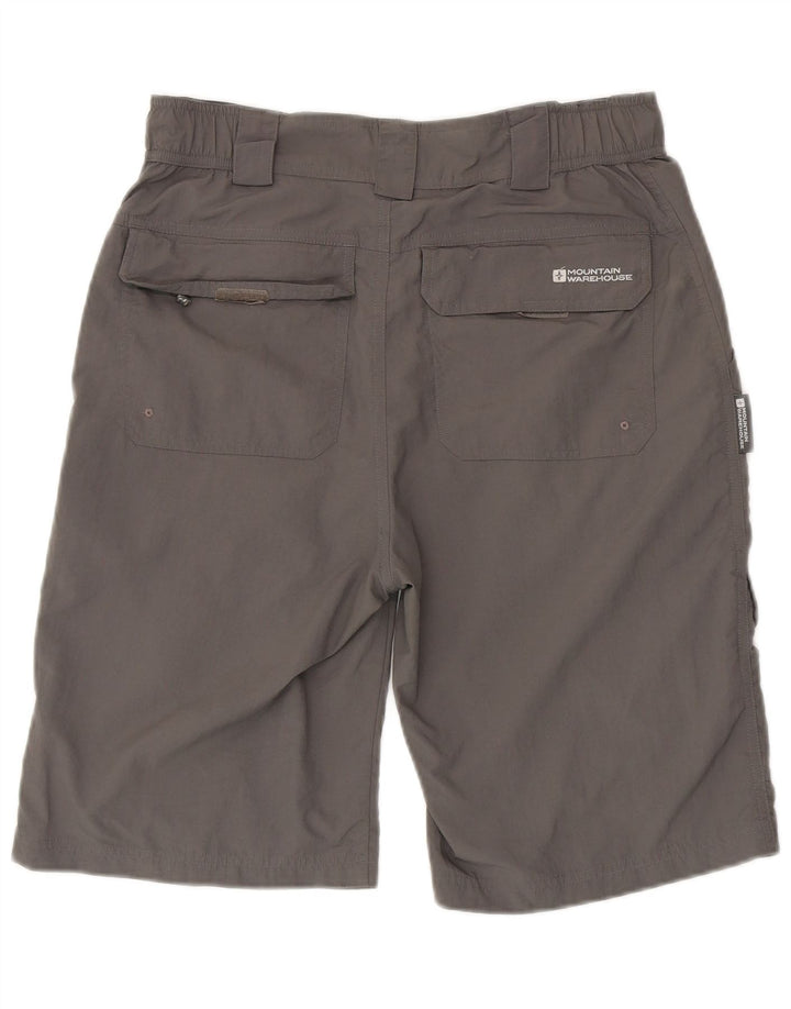 Mountain Warehouse Herre Cargo Shorts W30 Medium Grå Nylon