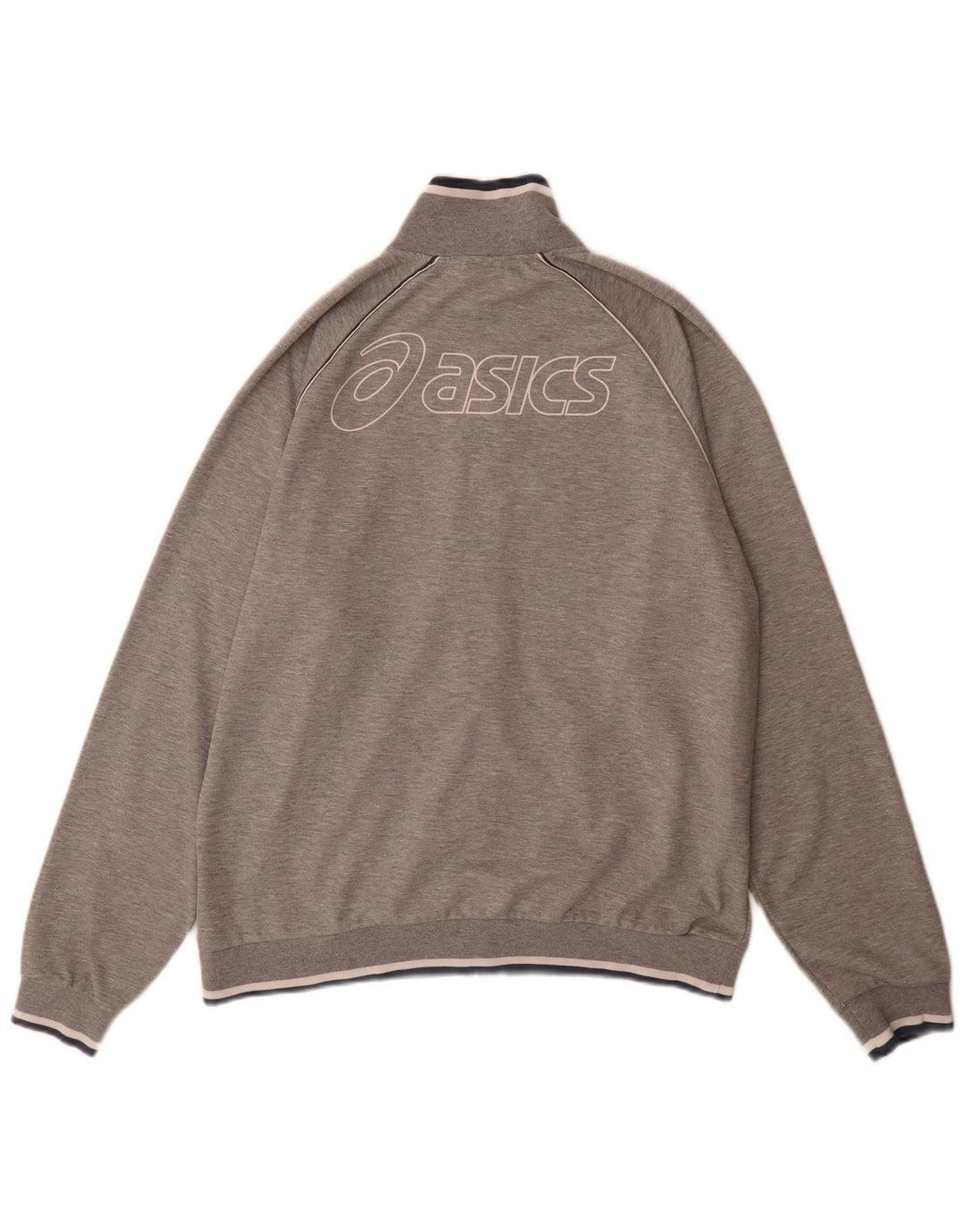 Asics Herre grafisk træningsdragt Topjakke XL Grå Polyester Sports