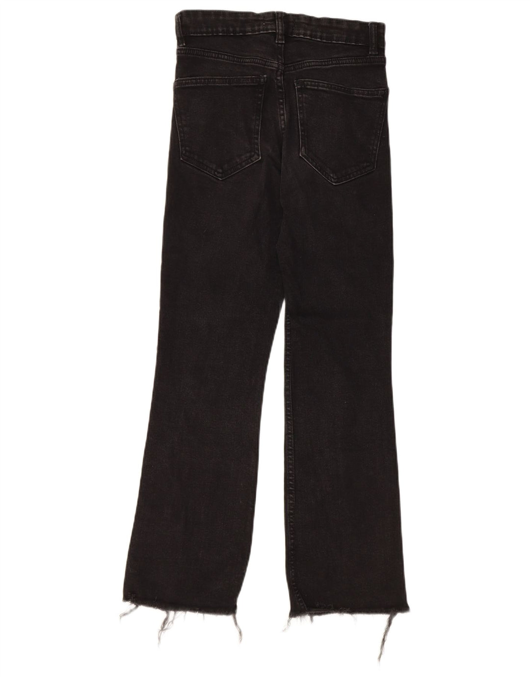 Zara Dame Bootcut Jeans EU 36 XS W26 L25 Sort