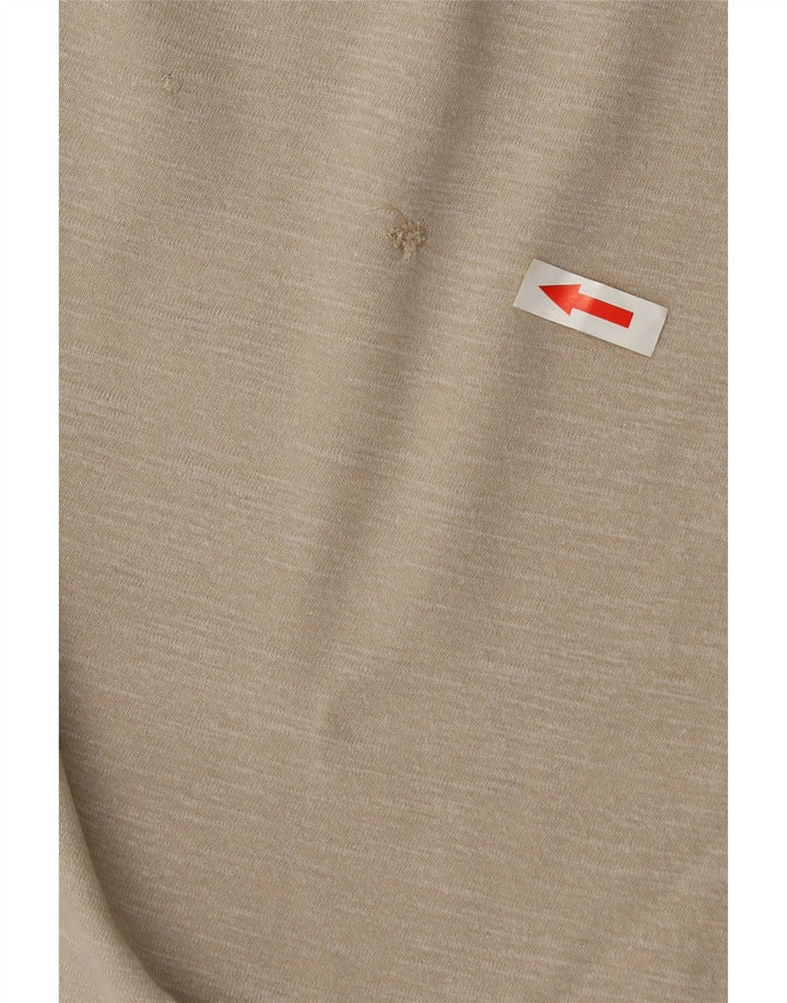 Lee Herre Regular Fit T-Shirt Top XL Beige Lyocell