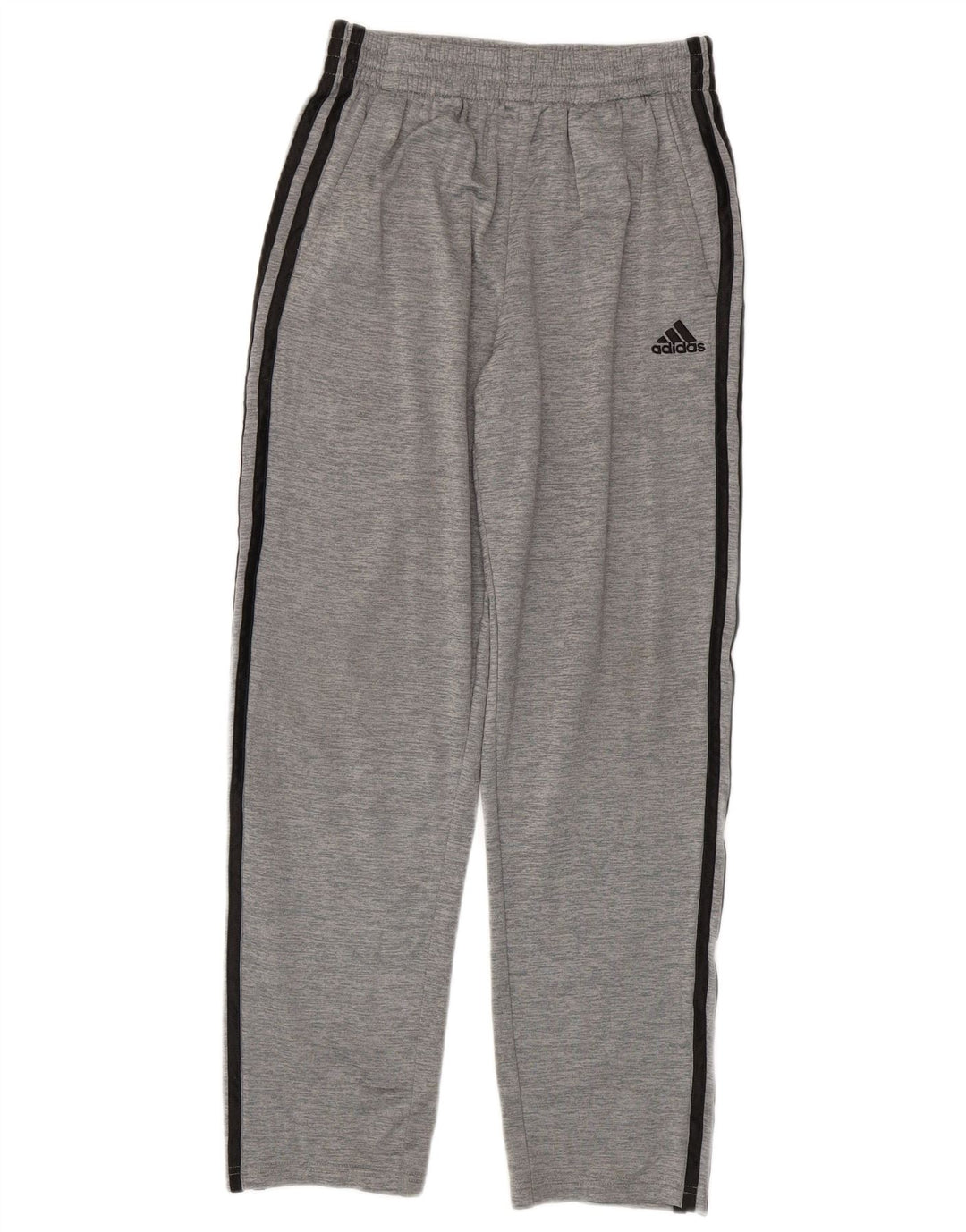 ADIDAS Træningsdragtsbukser til drenge 14-15 år Grå Flecked Polyester