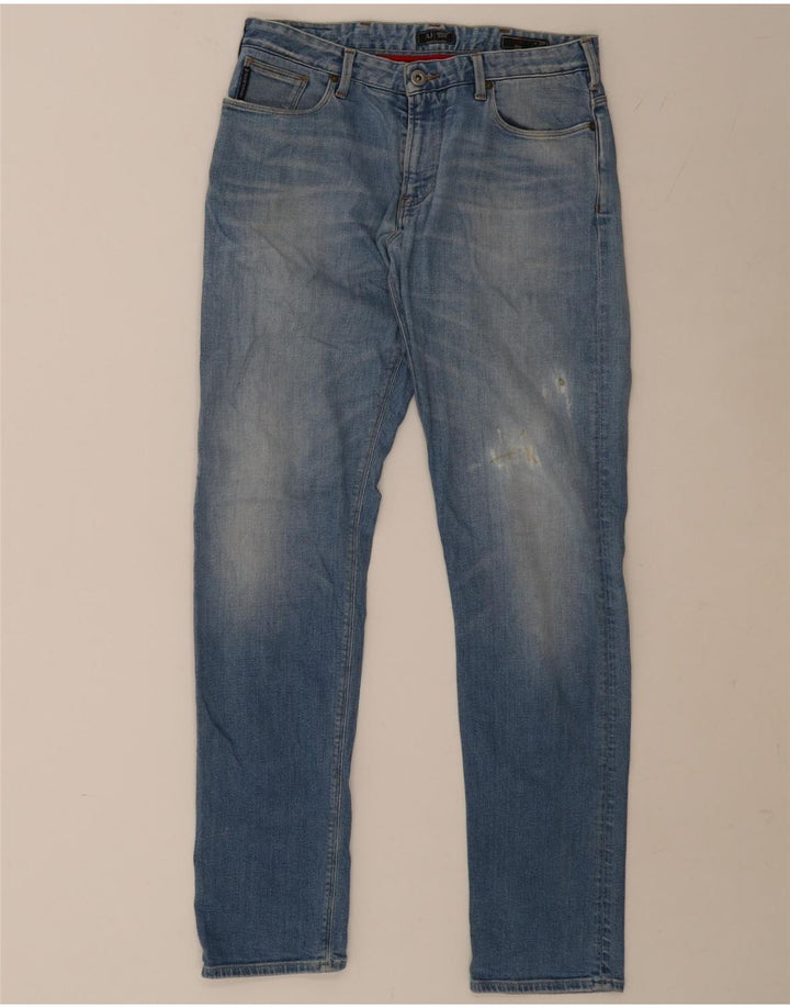 Armani Herre J06 Slim Jeans W9 L32 Blå Bomuld