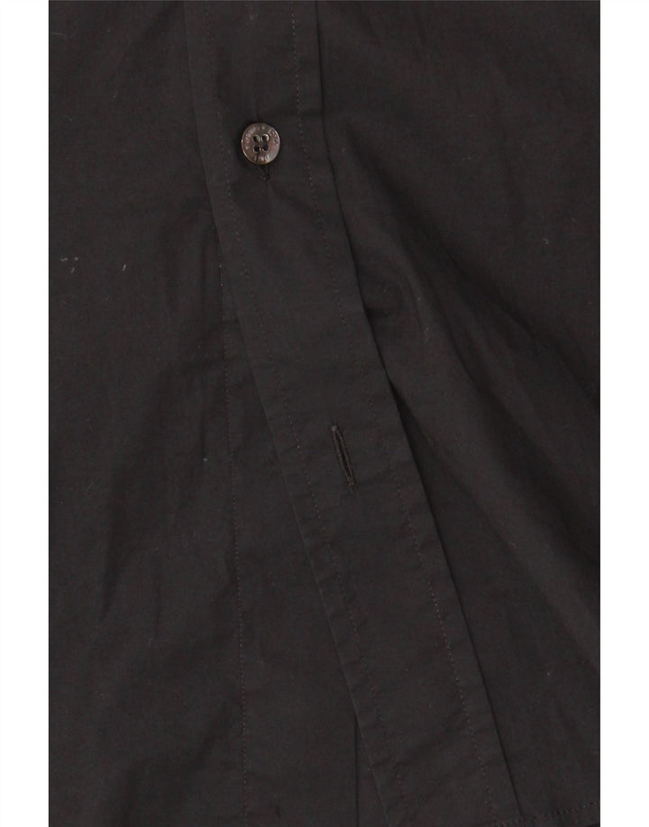 Dolce & Gabbana Herre Slim Shirt IT 48 Medium Sort Bomuld