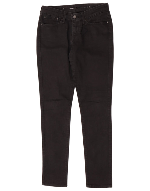Levi's Dame Demi Curve Mid Rise Skinny Jeans W28 L32 Sort Bomuld