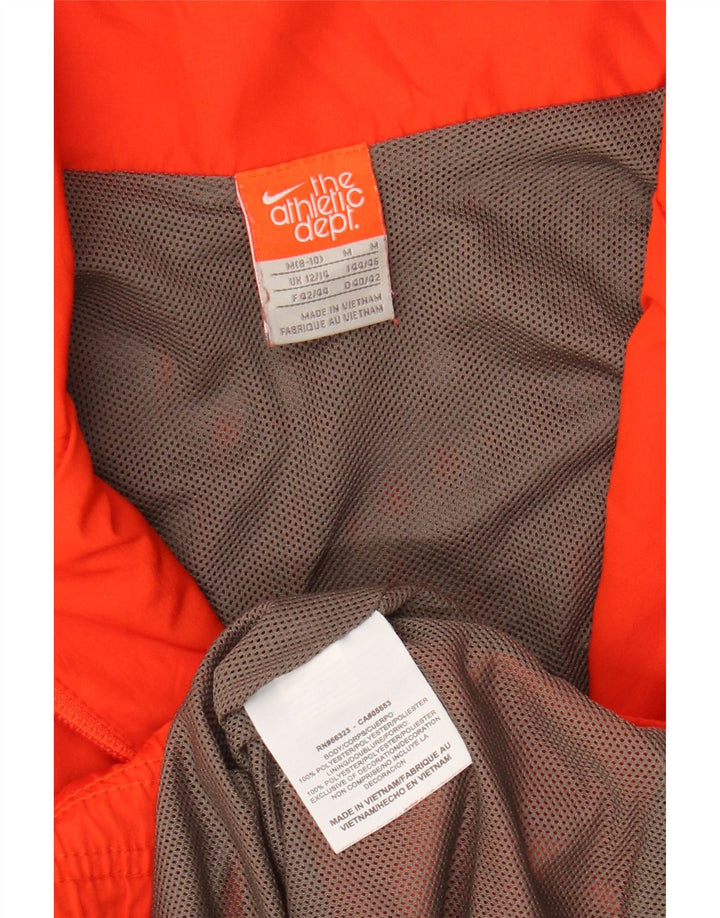 NIKE træningsdragt topjakke til kvinder UK 12/14 Medium Orange Polyester