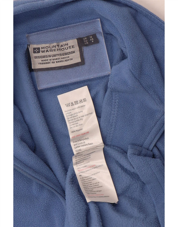 Mountain Warehouse Dame Fleece Jumper med lynlås DK 12 Medium Blue