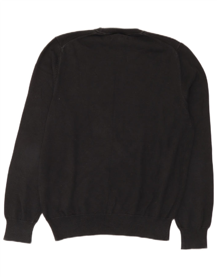 Marks & Spencer dame sweater med rund hals, medium sort bomuld