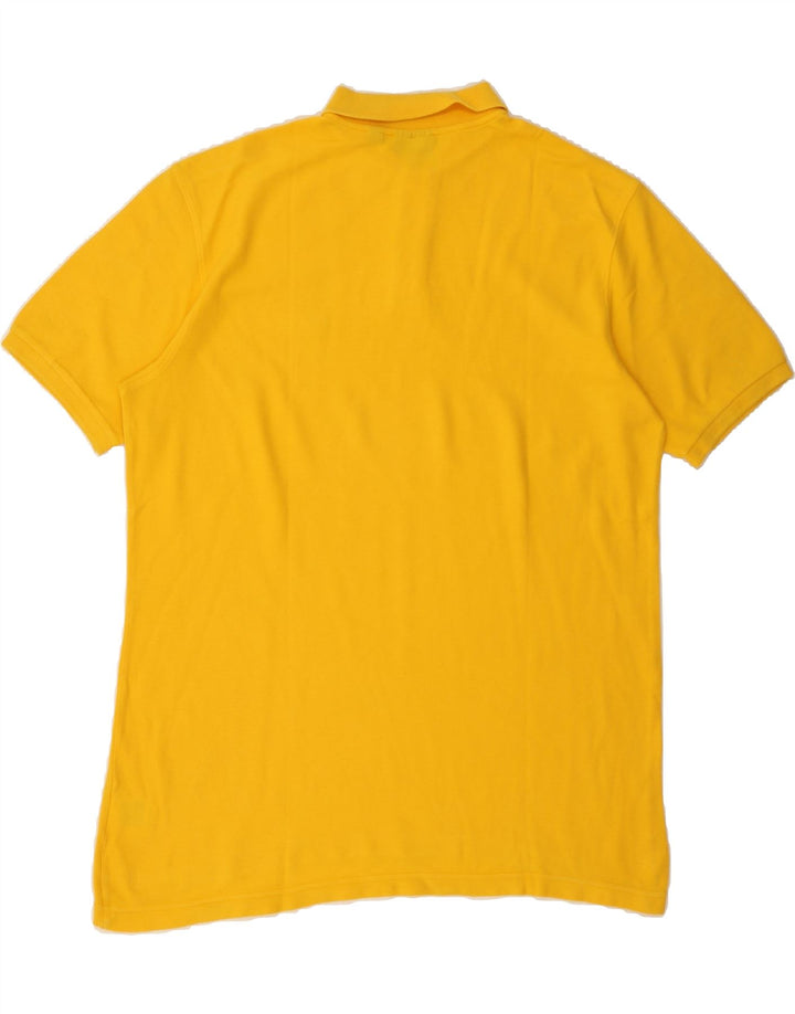 FILA Mens Polo Shirt IT 54 XL Yellow Cotton Vintage Fila and Second-Hand Fila from Messina Hembry 