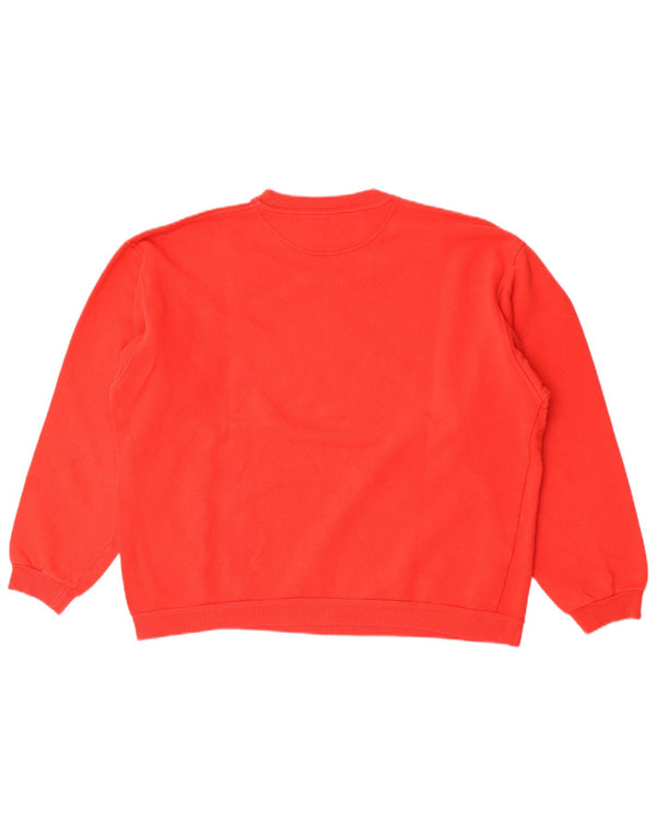 Trussardi Jeans Herre Grafisk Sweatshirt Jumper Medium Rød Bomuld