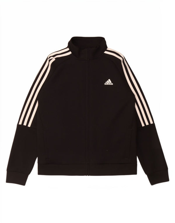 Adidas Drenge Træningsdragt Topjakke 9-10 År Sort Polyester