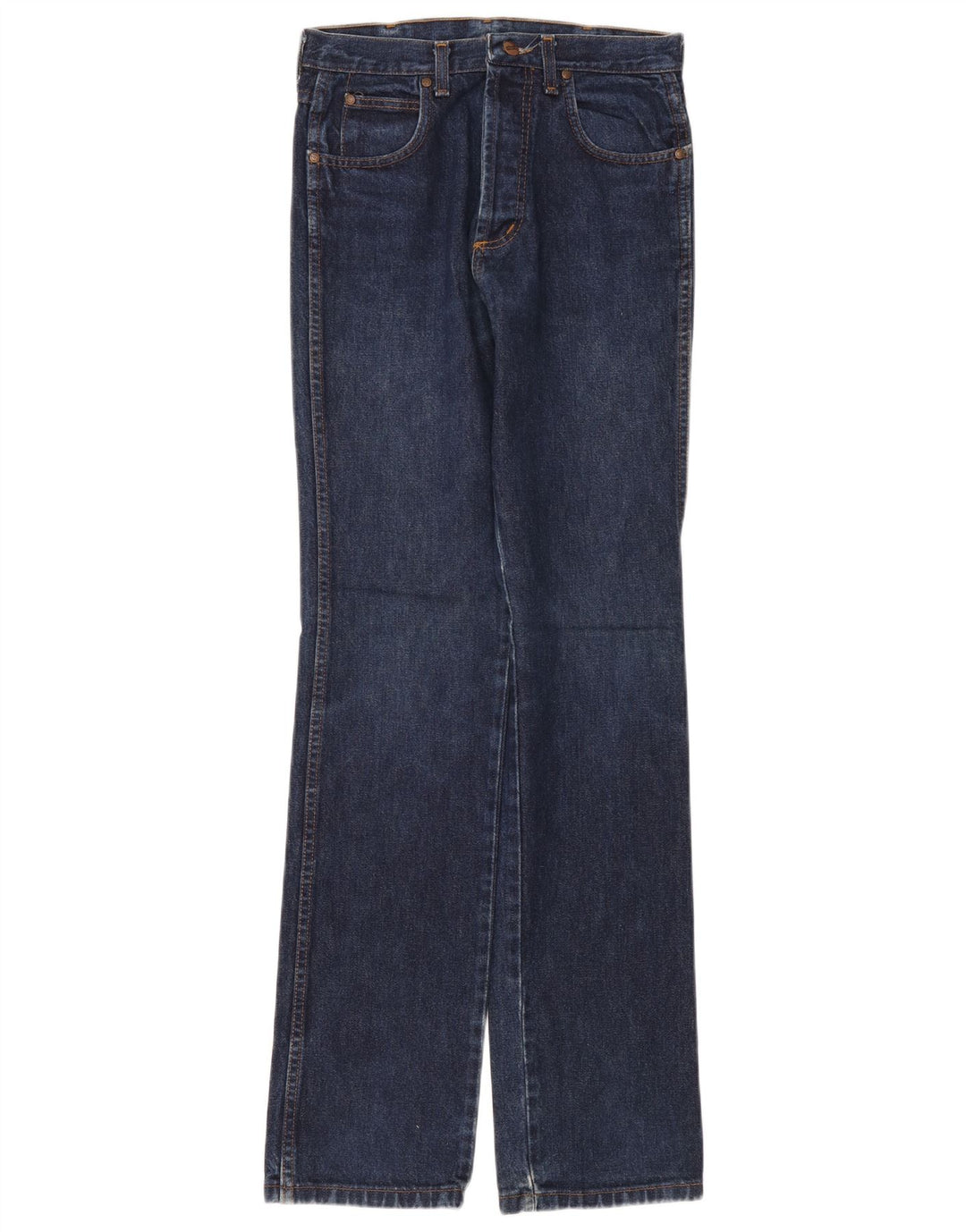 Wrangler Dame Evolution Straight Jeans W28 L34 Marineblå Bomuld