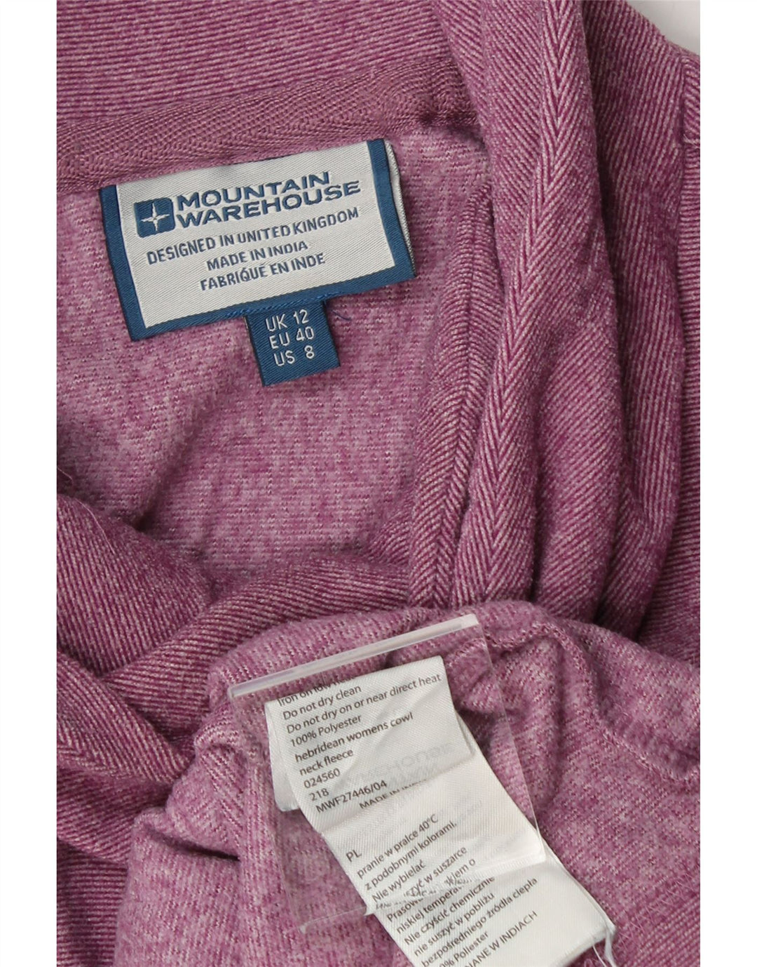 MOUNTAIN WAREHOUSE Womens Sweatshirt Jumper UK 12 Medium  Purple Polyester Vintage Mountain Warehouse and Second-Hand Mountain Warehouse from Messina Hembry 